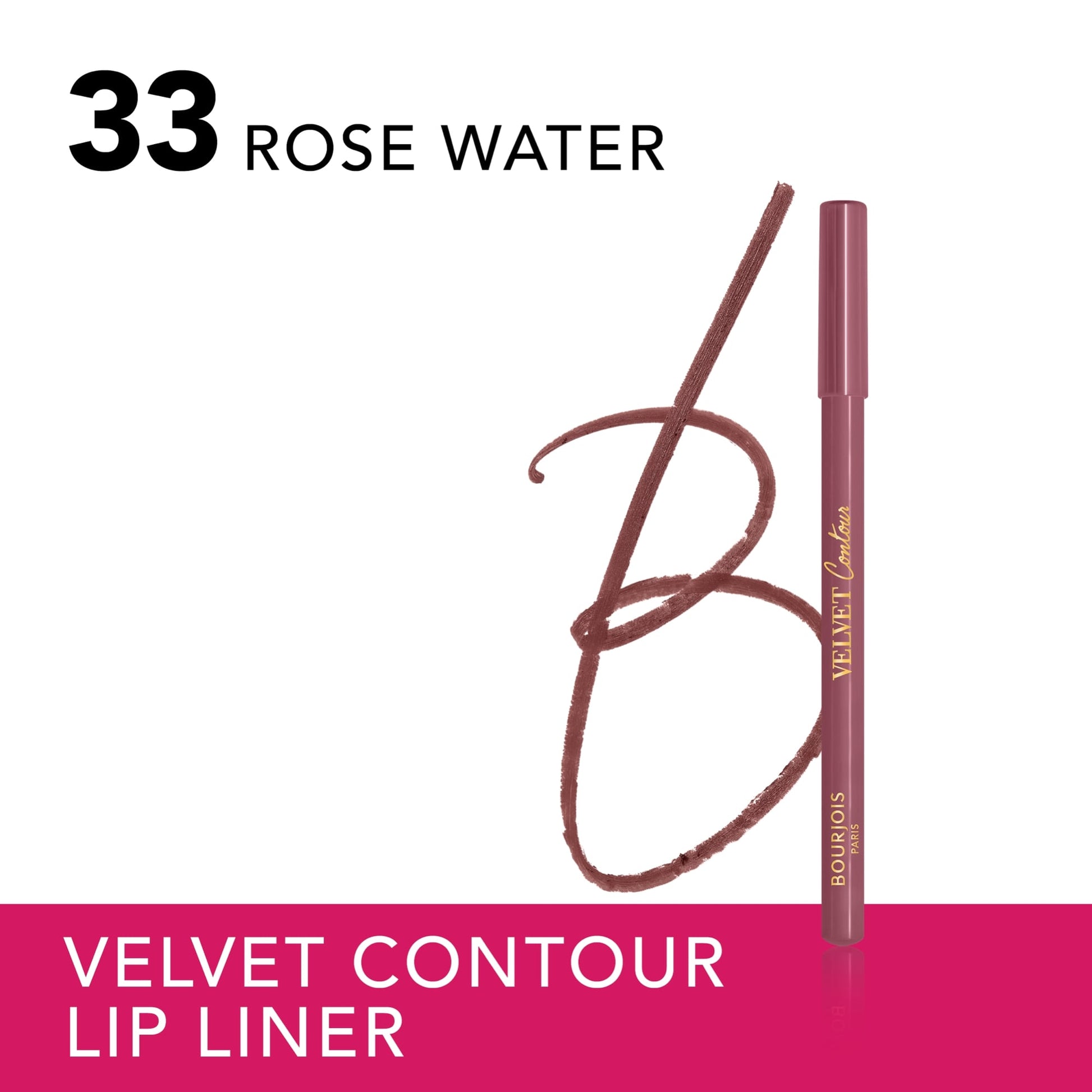 Bourjois Levres Contour Edition Lipliner 1.14g 33 Rose Water|4g