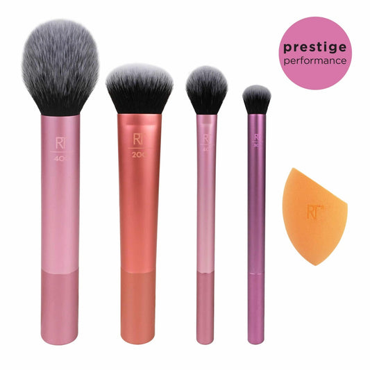 Real Techniques Everyday Essentials Kit with 1 Miracle Complexion Sponge, 5 Piece Set