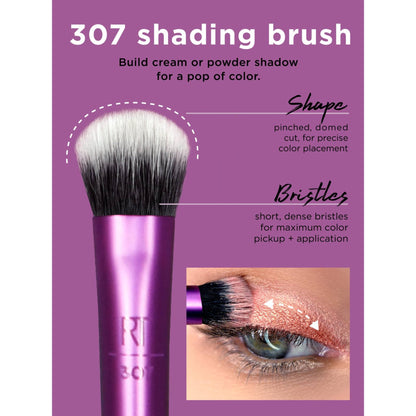 Real Techniques Everyday Eye Essentials Makeup Brush Kit 8pc