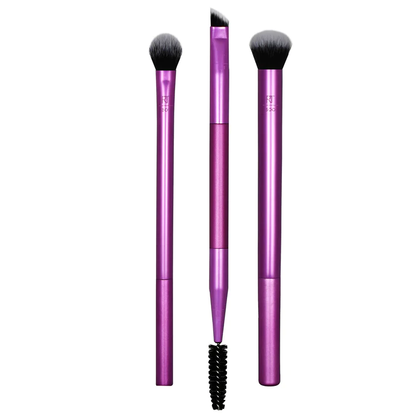 مجموعة فرش مكياج Real Techniques Eye Shade &amp; Blend، مكونة من 3 قطع