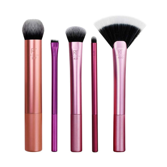 Real Techniques Artist Essentials Makeup Brush Kit, 5 Piece Set
