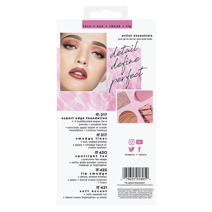 Real Techniques Artist Essentials Makeup Brush Kit 5pc